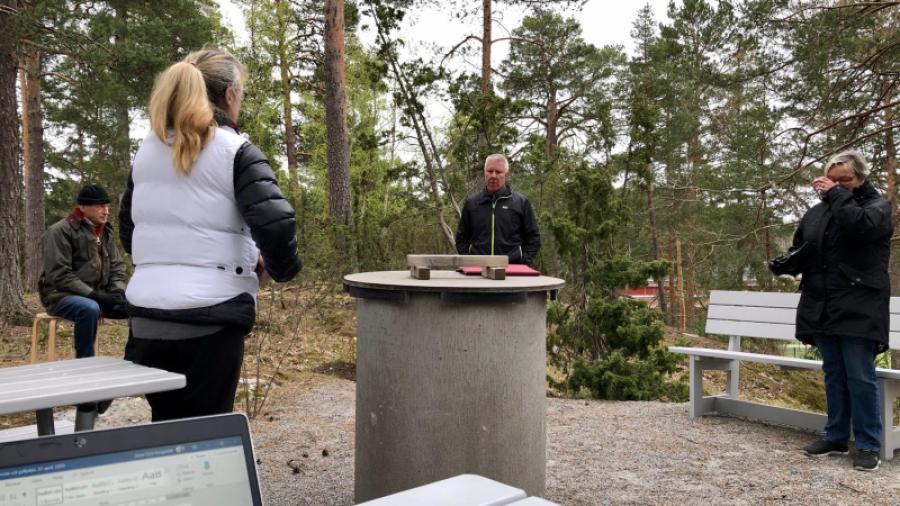 Nuvarande styrelsens sista styrelsemöte à la Corona